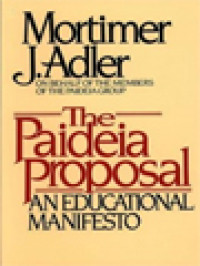 Image of The Paideia Proposal: An Educational Manifesto
