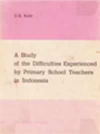 Image of A Study Of The Difficulties Experienced By Primary School Teachers In Indonesia