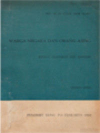 Image of Warga Negara Dan Orang Asing Berikut Aturan Dan Tjontoh-Tjontoh