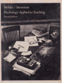 Image of Psychology Applied To Teaching IV