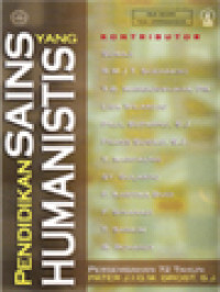 Image of Pendidikan Sains Yang Humanistis: Persembahan 72 Tahun Pater J.I.G.M. Drost, SJ