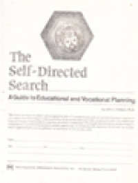 Image of The Self-Directed Search: A Guide To Educational And Vocational Planning