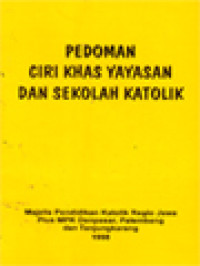 Image of Pedoman Ciri Khas Yayasan Dan Sekolah Katolik