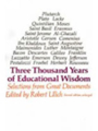 Image of Three Thousand Years Of Educational Wisdom: Selections From Great Documents / Robert Ulich (Edited)