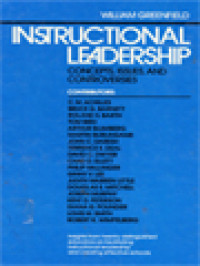 Image of Instructional Leadership: Concepts, Issues, And Controversies