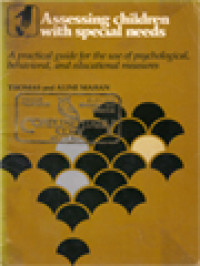 Image of Assessing Children With Special Needs: A Practical Guide For The Use Of Psychological, Behavioral And Education Measures