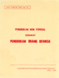 Image of Pendidikan Non Formal Sebagai Pendidikan Orang Dewasa