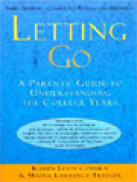 Image of Letting Go: A Parents' Guide To Understanding The College Years