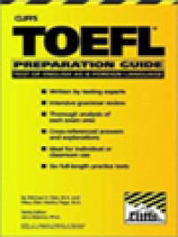 Image of Cliffs TOEFL Preparation Guide: Test Of English As A Foreign Language