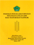 Pedoman Pencegahan Dini Dan Penangulangan AIDS Bagi Masyarakat Katolik