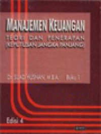 Image of Manajemen Keuangan: Teori Dan Penerapan (Keputusan Jangka Panjang) 1
