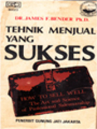 Image of Tehnik Menjual Yang Sukses