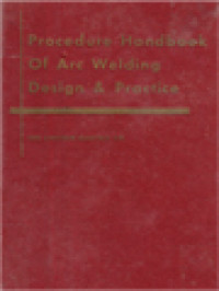 Image of Procedure Handbook Of ARC Welding Design And Practice