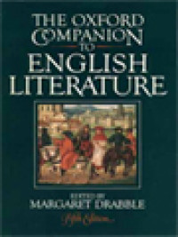Image of The Oxford Companion To English Literature