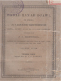 Image of Babad Tanah Djawi, In Proza: Javaansche Geschiedenis I
