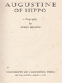 Image of Augustine Of Hippo: A Biography