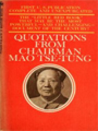Image of Quotations From Chairman Mao Tse-Tung