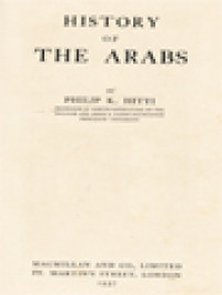 Image of History Of The Arabs