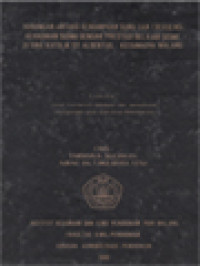 Image of Hubungan Antara Kemampuan Guru Dan Frekuensi Kehadiran Siswa Dengan Prestasi Belajar Siswa Di SMA Katolik St. Albertus Kotamadya Malang