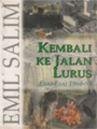 Image of Kembali Ke Jalan Lurus: Esai-Esai 1966-1999