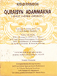 Image of Kitab Primbon Quraisyn Adammakna (Serat Jangka Jayabaya III) Geni Murub Nggubel Jalma Suksma Ngreksa Kembang Sejati