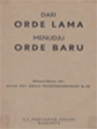 Image of Dari Orde Lama Menudju Orde Baru