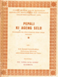 Image of Pepali Ki Ageng Selo: Puncak-Puncak Dalam Pandangan Kesusilaan, Kefilsafatan Dan Ketuhanan Dalam Kesusastraan Jawa
