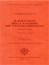 Image of Il Racconto Della Passione Nei Vangeli Sinottici I