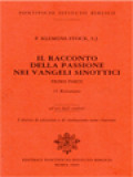 Il Racconto Della Passione Nei Vangeli Sinottici II