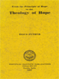 Image of From The Principle Of Hope To The Theology Of Hope