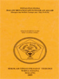 Totalitas Elisa Dalam Menanggapi Panggilan Allah (Eksegese Dan Refleksi Teologis Atas 1 Raj 19:19-21)