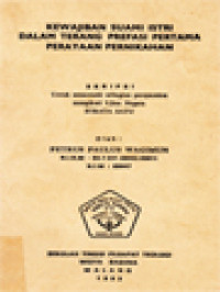 Image of Kewajiban Suami Istri Dalam Terang Prefasi Pertama Perayaan Pernikahan