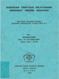 Image of Gagasan Tentang Pelayanan Menurut Henri Nouwen