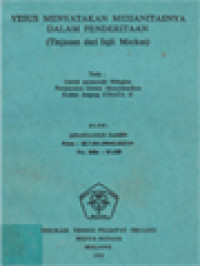 Image of Yesus Menyatakan Mesianitasnya Dalam Penderitaan (Tinjauan Dari Injil Markus)