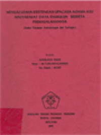 Image of Menuju Usaha Kristenisasi Upacara Agama Asli Masyarakat Daya Engkulun Beserta Permasalahannya (Suatu Tinjauan Antropologis Dan Teologis)