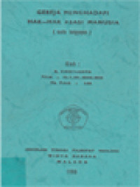 Image of Gereja Menghadapi Hak-Hak Manusia (Suatu Tanggapan)