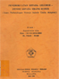 Image of Penghormatan Kepada Leluhur-Devosi Kepada Orang Kudus (Suatu Perbandingan Menuju Kepada Usaha Adaptasi)