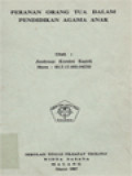 Peranan Orang Tua Dalam Pendidikan Agama Anak