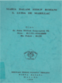 Image of Maria Dalam Hidup Rohani S. Luisa De Marillac