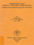 Pembaptisan Bayi Sebagai Sakramen Keselamatan (Ditinjau Dari Konstitusi Liturgi No.59 a.b & 67)