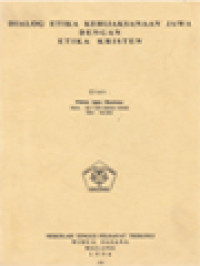 Image of Dialog Etika Kebijaksanaan Jawa Dengan Etika Kristen