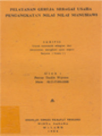 Image of Pelayanan Gereja Sebagai Usaha Pengangkatan Nilai Nilai Manusiawi