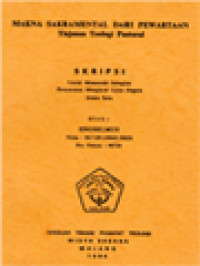 Image of Makna Sakramental Dari Pewartaan, Tinjauan Teologi Pastoral