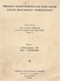 Peranan Agama Dan Kebudayaan Suku Dayak Dalam Masyarakat Pembangunan