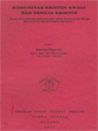 Image of Komunitas Kristen Awali Dan Gereja Kristus (Suatu Hermeneutik Rekonstruktif Untuk Pendasaran Gereja Menurut Francis Schussler Fiorenza)
