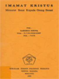 Image of Imamat Kristus, Menurut Surat Kepada Orang Ibrani