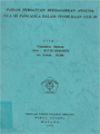 Image of Paham Persatuan Berdasarkan Analisa Sila III Pancasila Dalam Pembukaan UUD 45