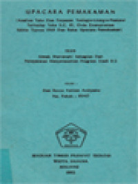 Image of Upacara Pemakaman (Analisis Teks Dan Tinjauan Teologis-Liturgis-Pastoral Terhadap Teks S.C.81, Ordo Exsequiarum Editio Typica 1969 Dan Buku Upacara Pemakaman)