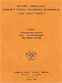 Image of Konsep Kekuasaan Menurut Sultan Hamengku Buwono IX (Suatu Analisa Filosofis)