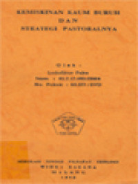 Image of Kemiskinan Kaum Buruh Dan Strategi Pastoralnya